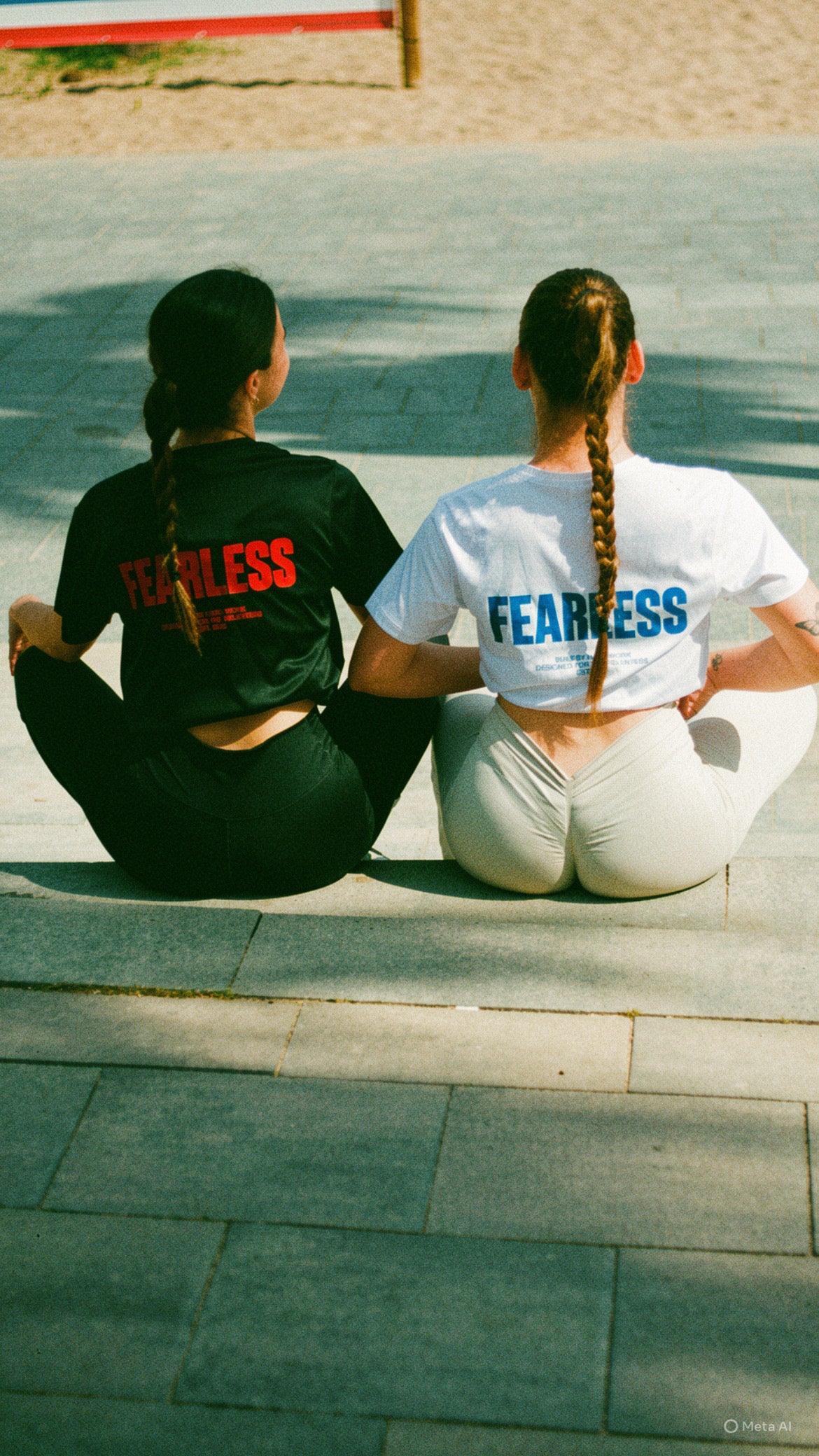 FEARLESS - Sports Tee White