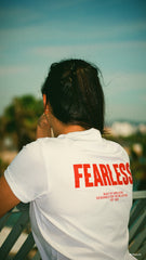 FEARLESS - Sports Tee White