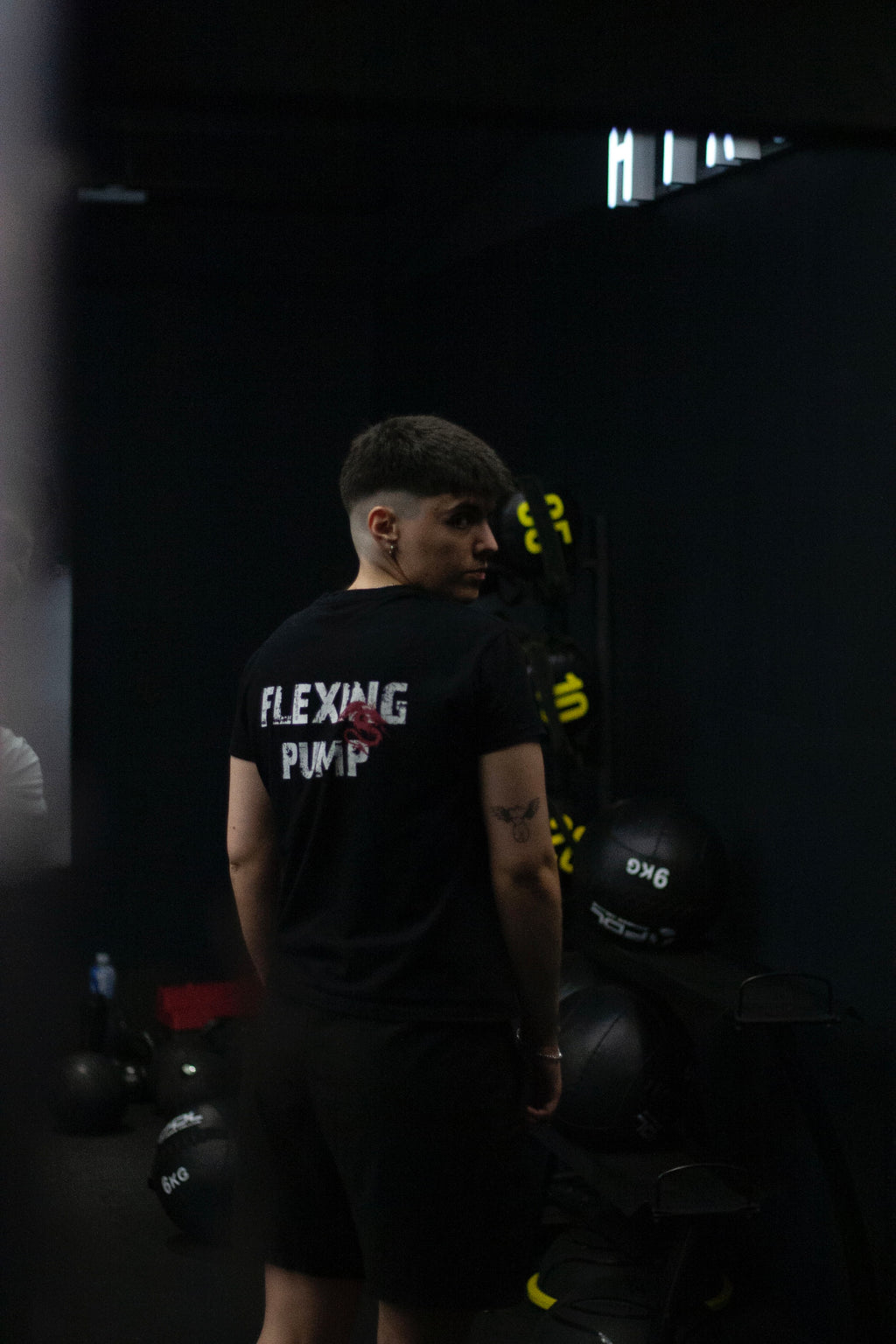 Camiseta Limited Edition FLEXING PUMP - Negra