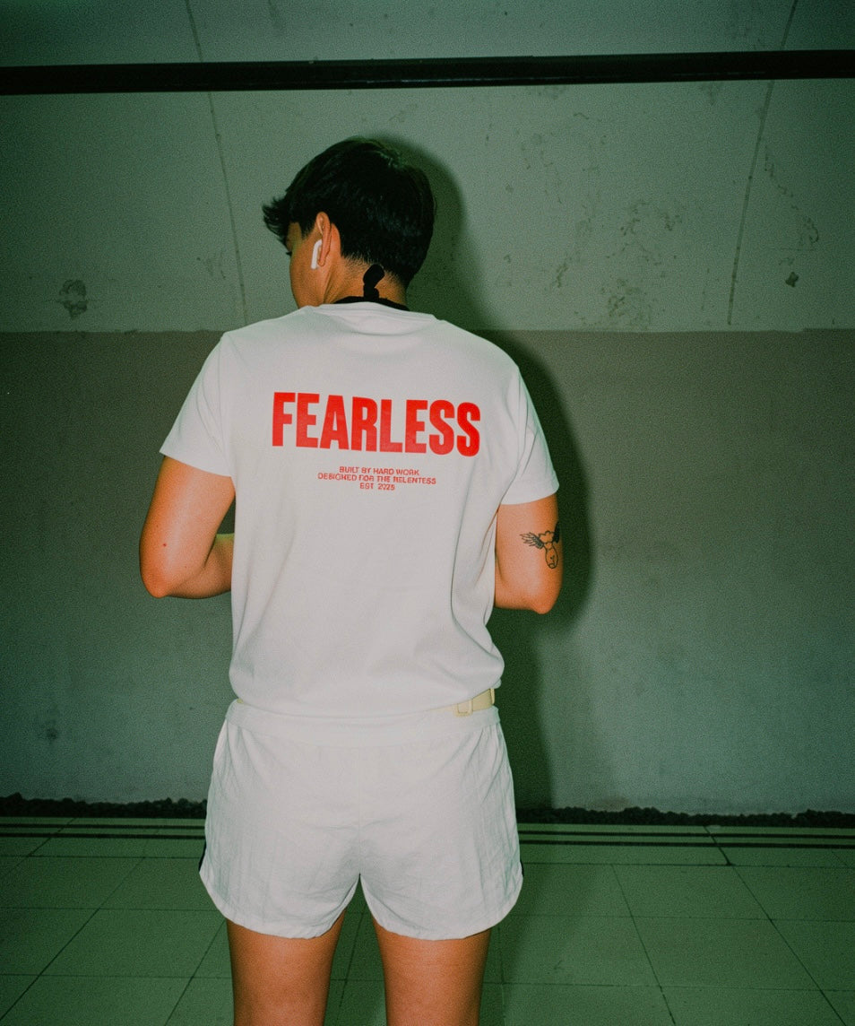 FEARLESS - Sports Tee White