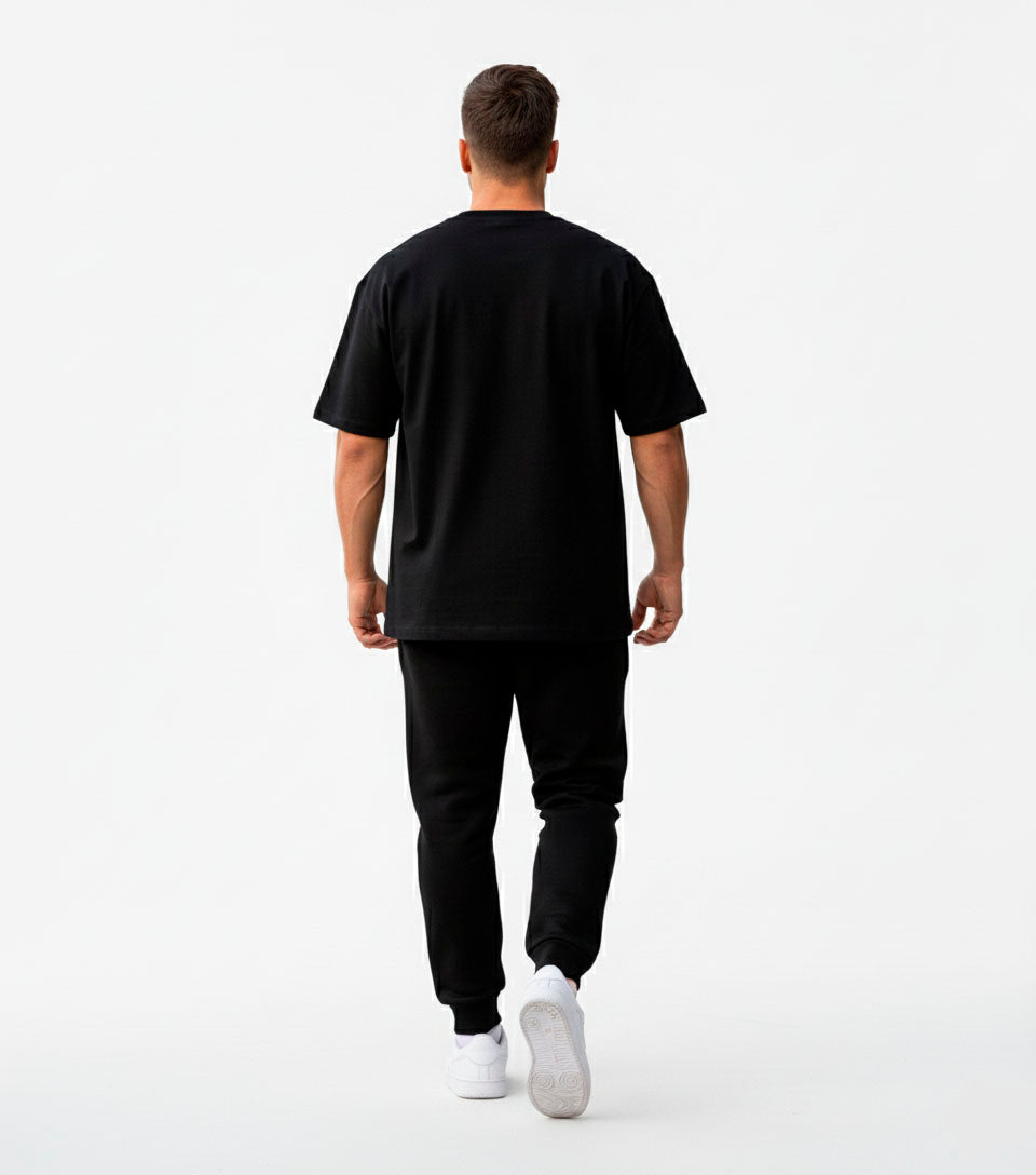 KEEP WORKING ADRIAN DIAZ COLLECTION OVERSIZE T-SHIRT BLACK