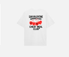CHEAT MEAL CLUB OVERSIZE T-SHIRT WHITE