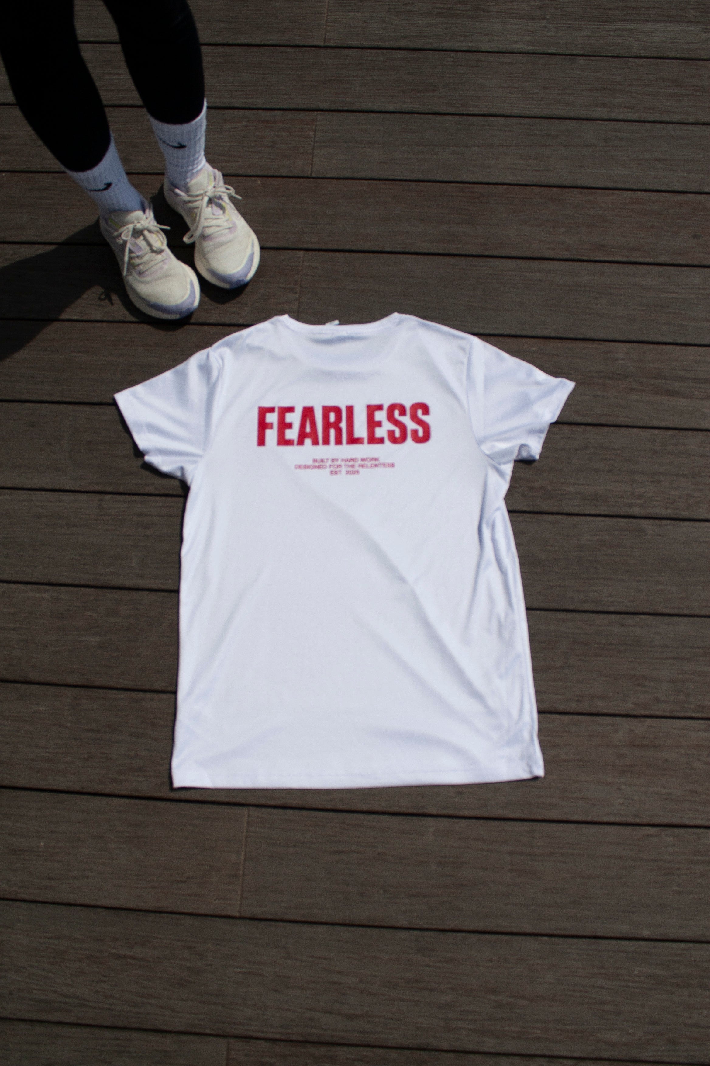FEARLESS - Sports Tee White