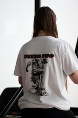 FLEXING PUMP - Slim Fit Tee White