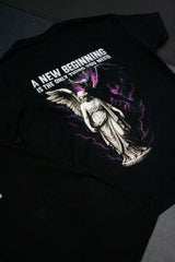 A NEW BEGINNING SLIM FIT T-SHIRT BLACK