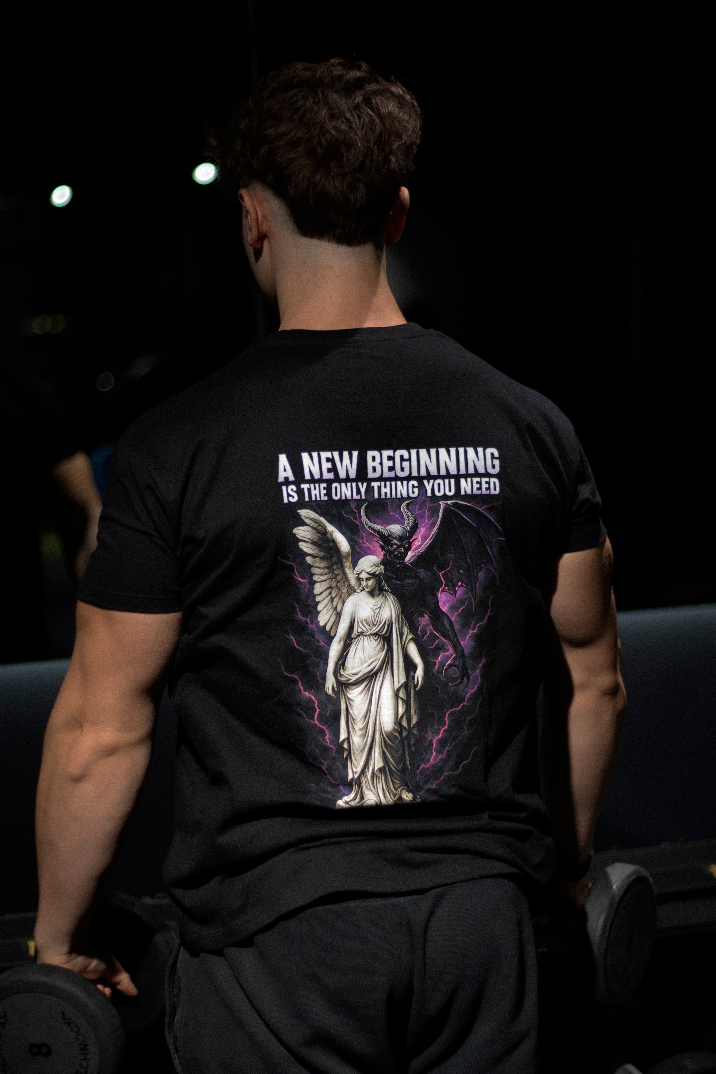 Camiseta A NEW BEGINNING - Negra