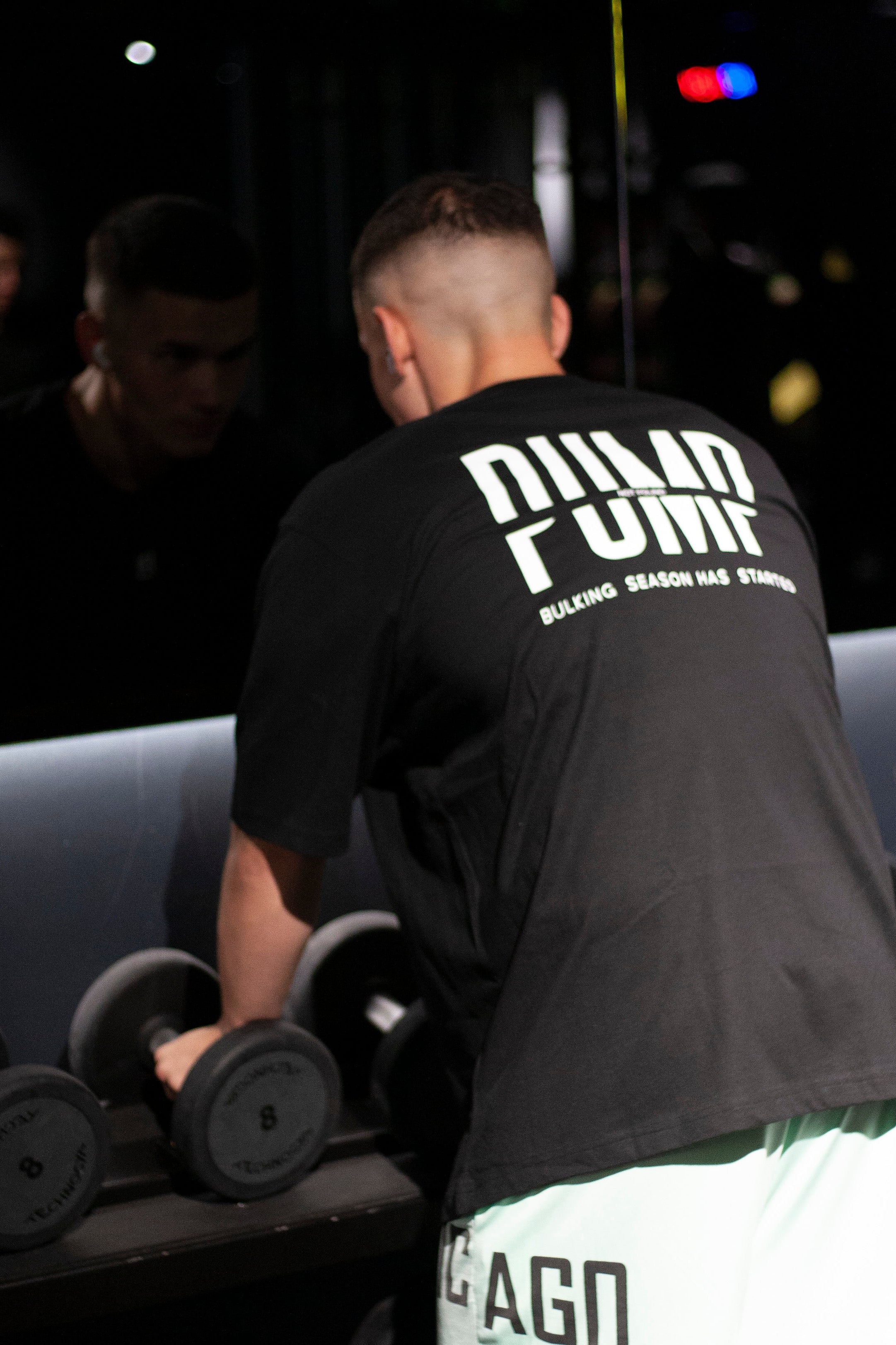 Camiseta Oversize PUMP NOT FOUND - Negra