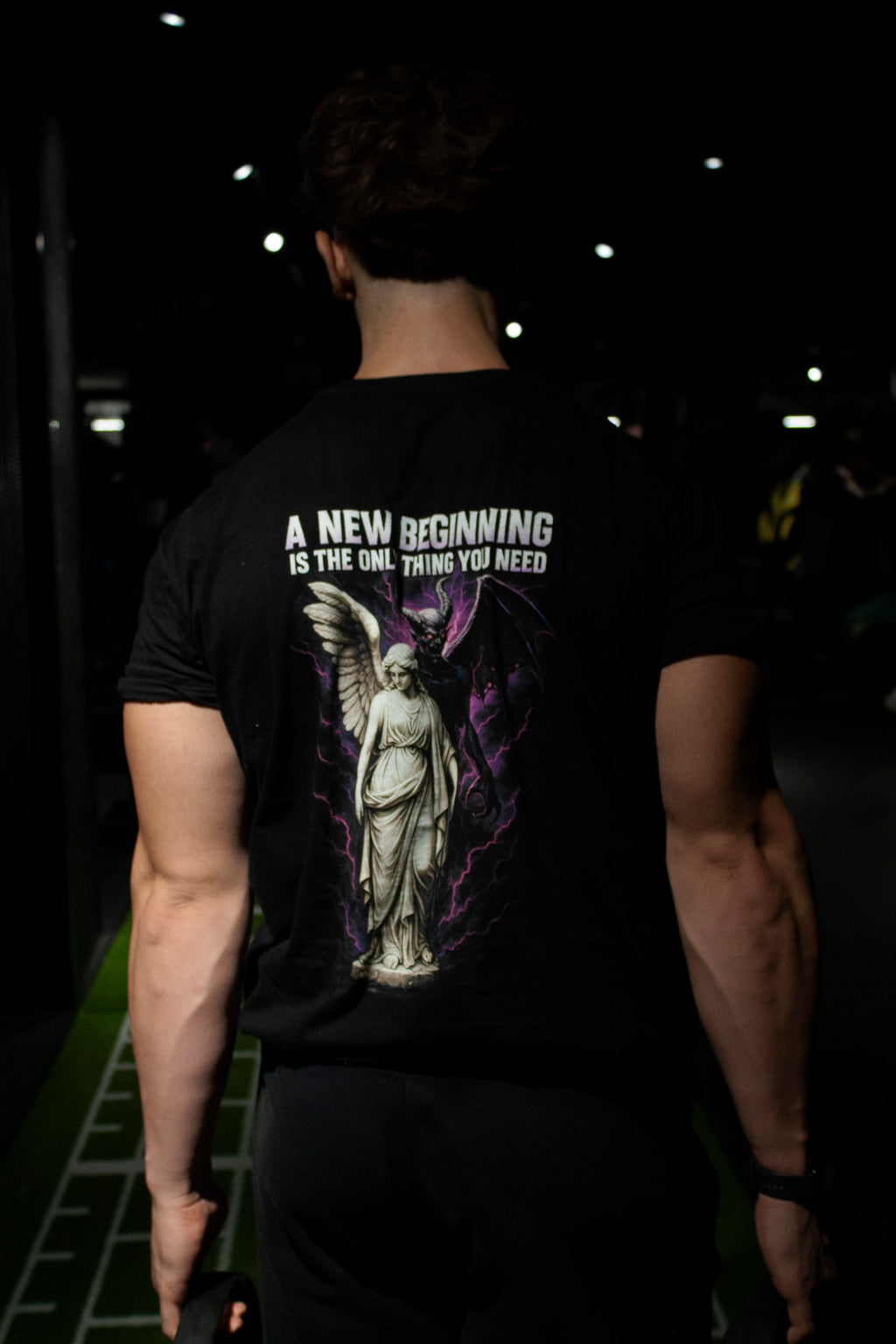 Camiseta A NEW BEGINNING - Negra