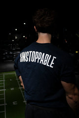 UNSTOPPABLE OVERSIZE T-SHIRT BLUE NAVY