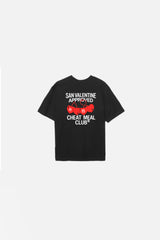 CHEAT MEAL CLUB - Oversize Tee Black