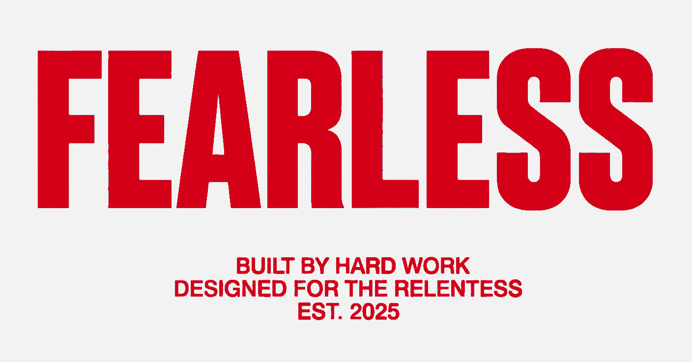 FEARLESS - Sports Tee White